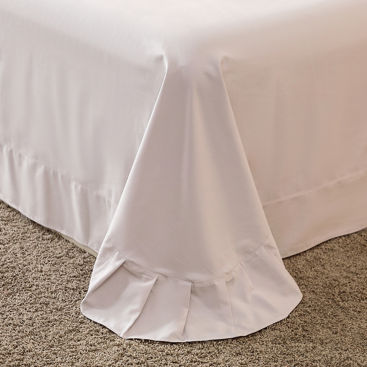 91家纺网 家纺一手货源 找家纺 馨雅家纺 2025新款全棉磨毛数码印花单品床单 格林-棕