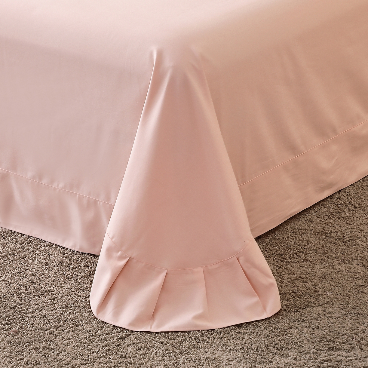 91家纺网 家纺一手货源 找家纺 馨雅家纺 2025新款全棉磨毛数码印花单品床单 花觅-粉