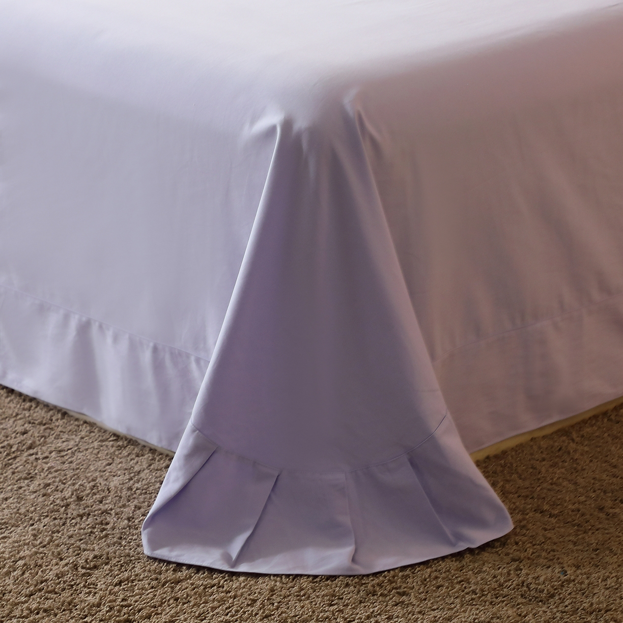 91家纺网 家纺一手货源 找家纺 馨雅家纺 2025新款全棉磨毛数码印花单品床单 迷蝶香-紫