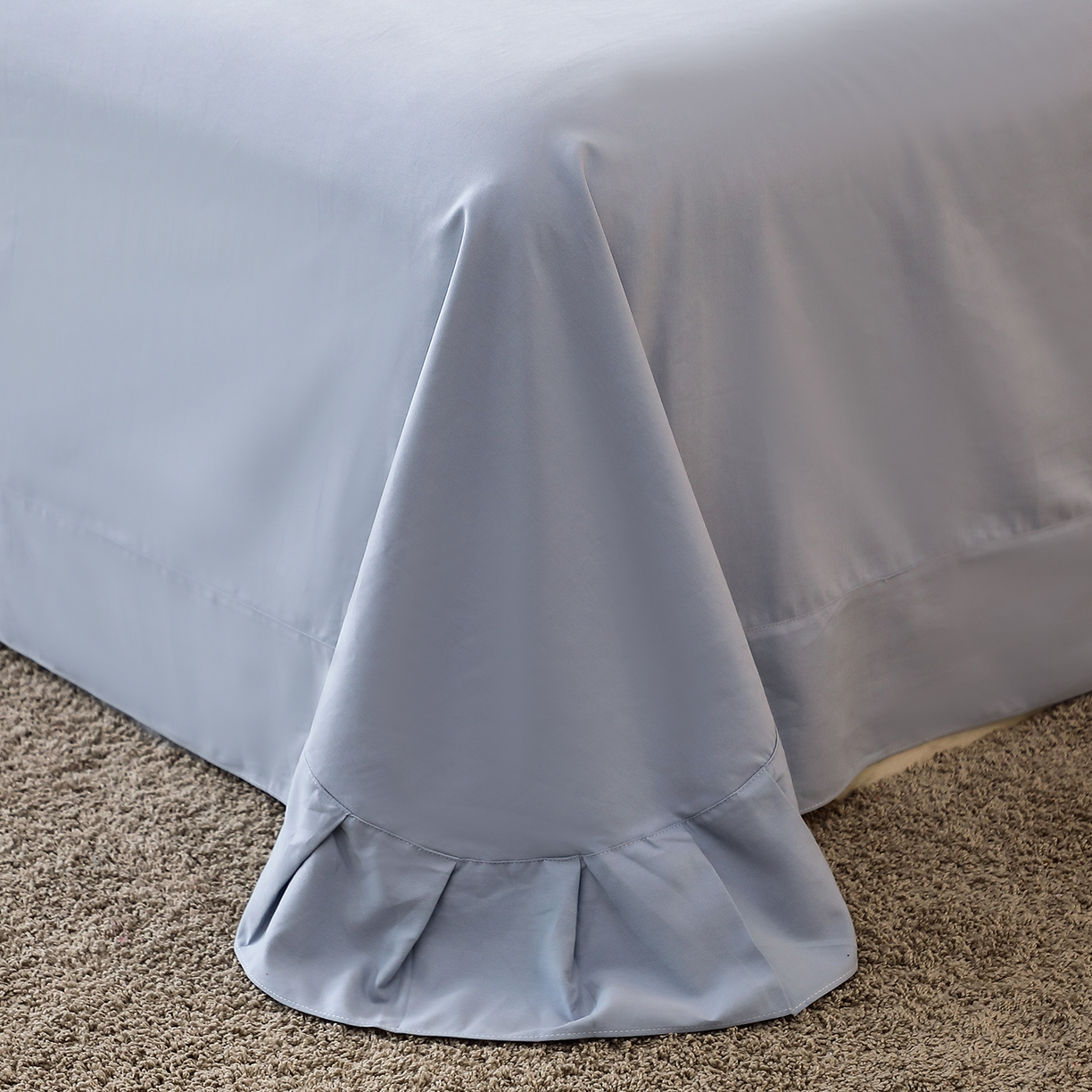 91家纺网 家纺一手货源 找家纺 馨雅家纺 2025新款全棉磨毛数码印花单品床单 沐川-兰