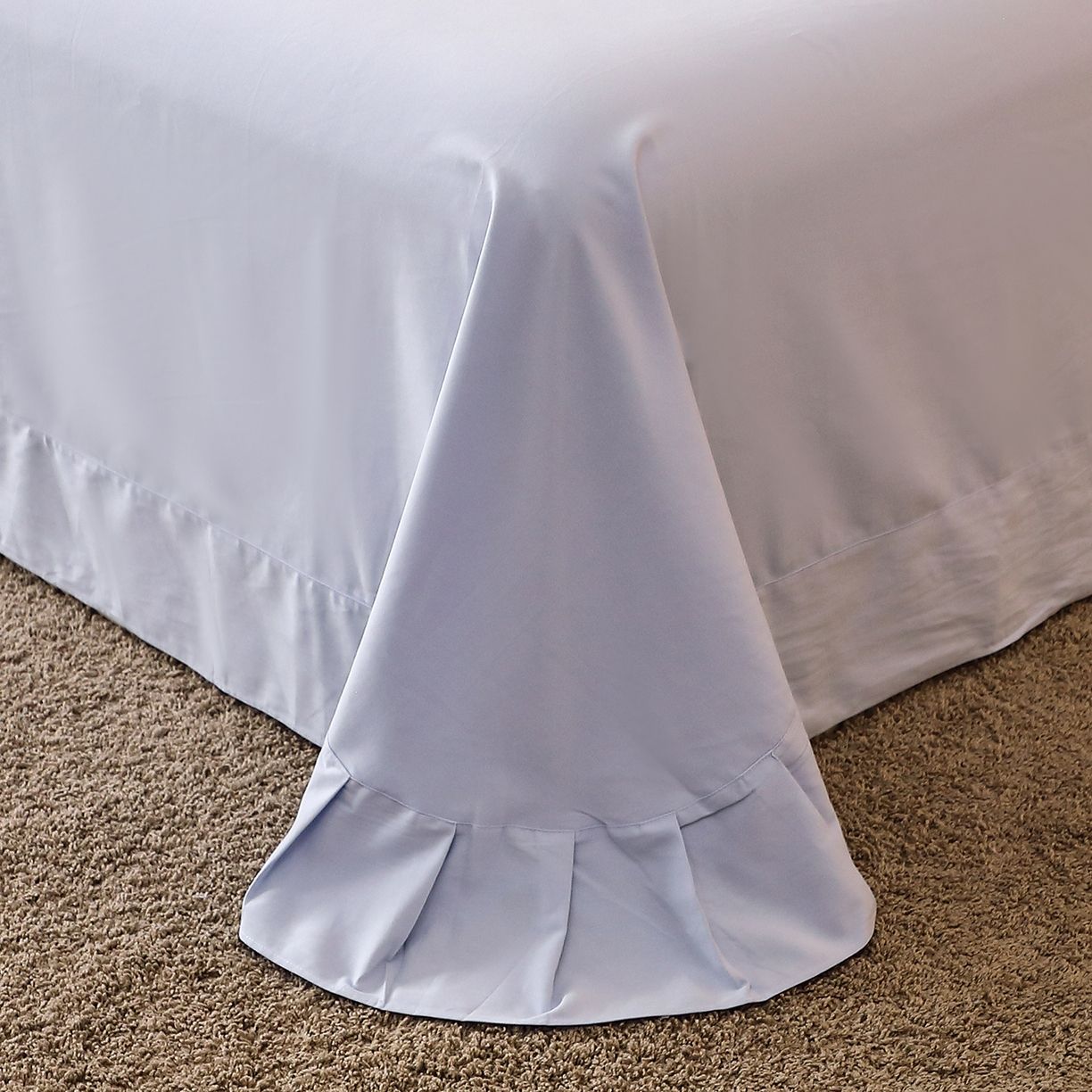 91家纺网 家纺一手货源 找家纺 馨雅家纺 2025新款全棉磨毛数码印花单品床单 秋居-灰