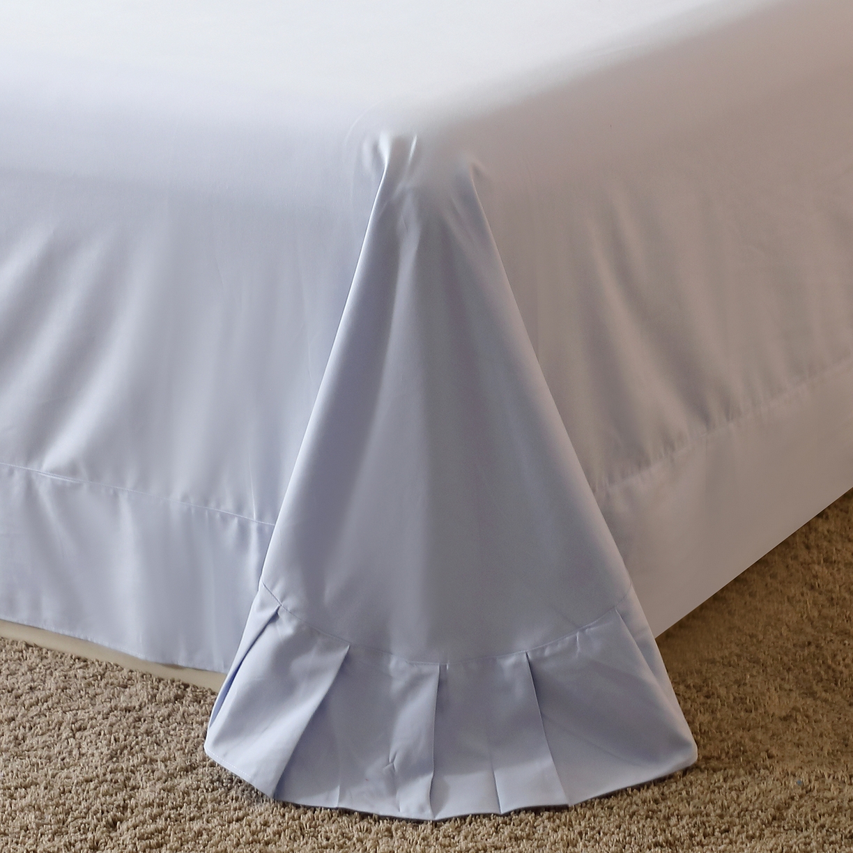 91家纺网 家纺一手货源 找家纺 馨雅家纺 2025新款全棉磨毛数码印花单品床单 若欢-紫