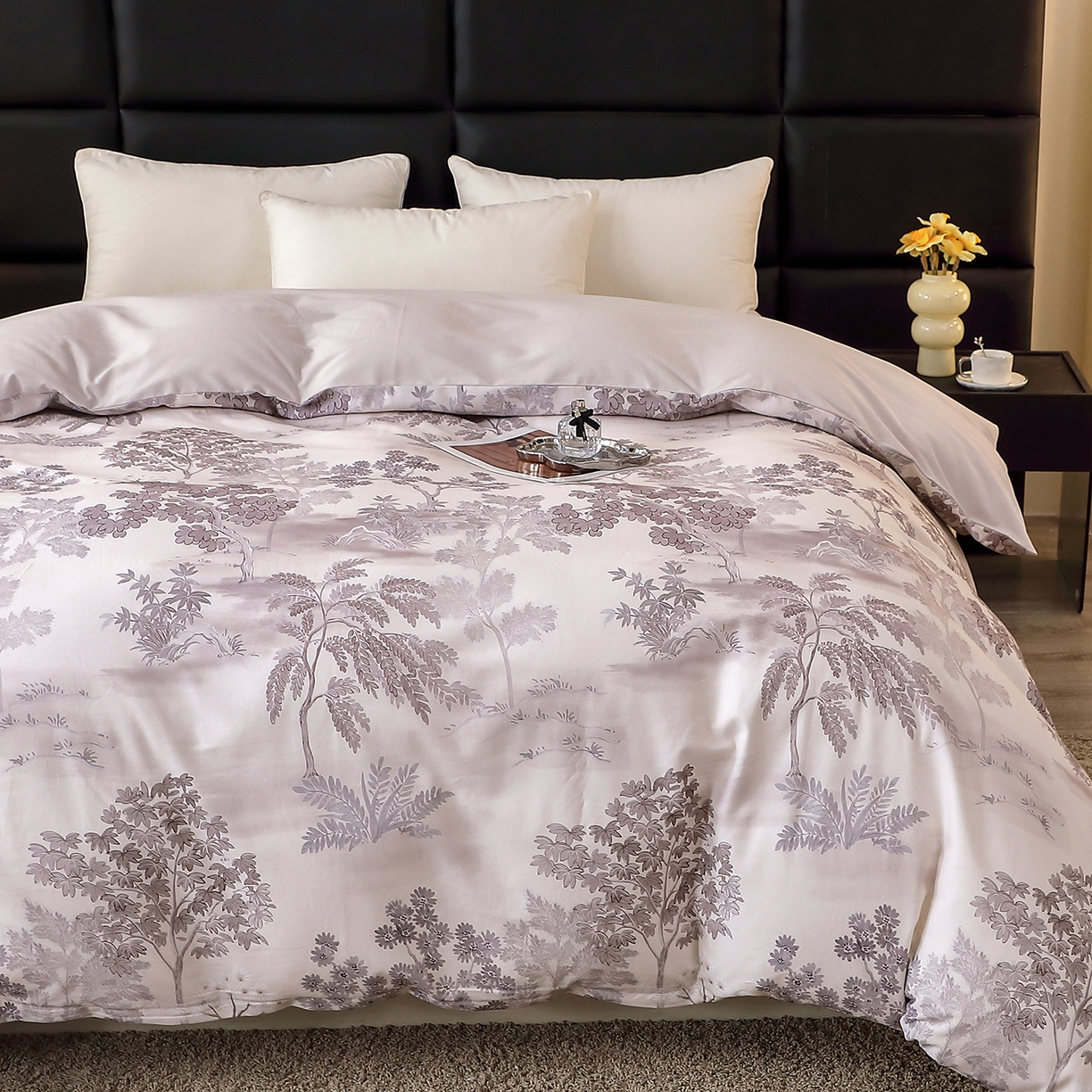 91家纺网 家纺一手货源 找家纺 （总）馨雅家纺 2025新款全棉磨毛数码印花单品被套