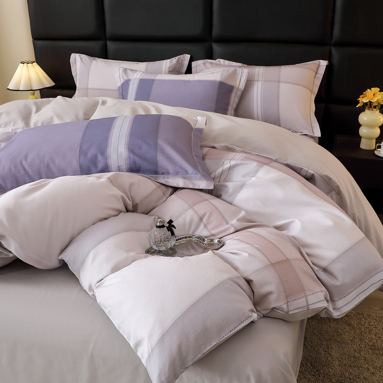 91家纺网 家纺一手货源 找家纺 （总）馨雅家纺 2025新款全棉磨毛数码印花四件套