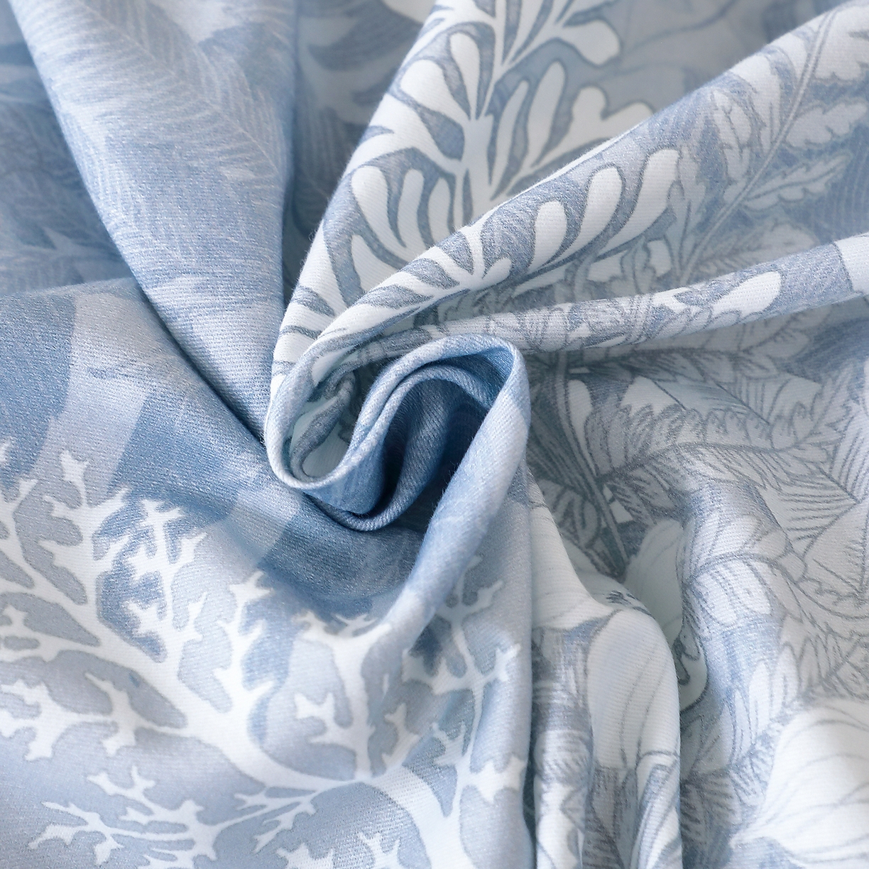 91家纺网 家纺一手货源 找家纺 馨雅家纺 2025新款全棉磨毛数码印花单品被套 沐川-兰