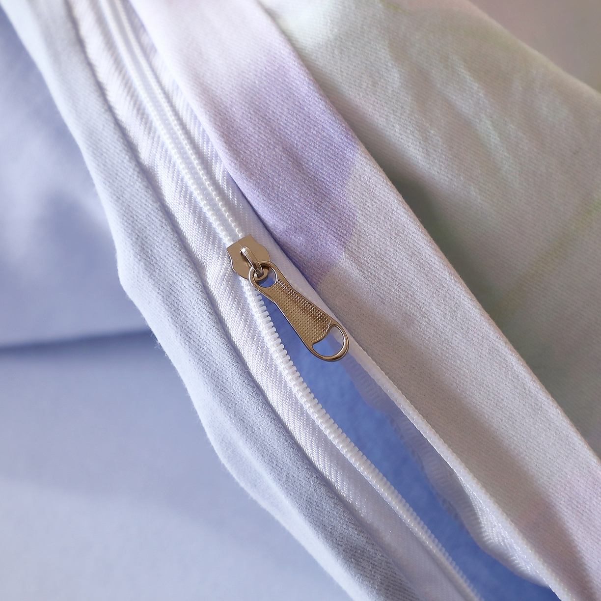 91家纺网 家纺一手货源 找家纺 馨雅家纺 2025新款全棉磨毛数码印花单品被套 若欢-紫