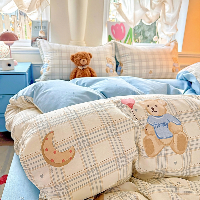 91家纺网 家纺一手货源 找家纺 卡普家居 2025新款全棉13070单品被套 浮云初梦