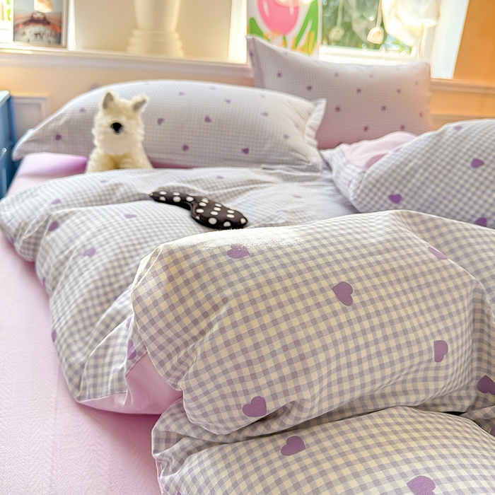 91家纺网 家纺一手货源 找家纺 卡普家居 2025新款全棉13070单品被套 格格甜心