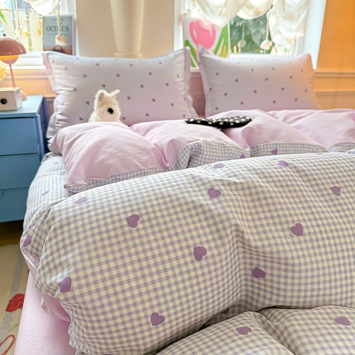 91家纺网 家纺一手货源 找家纺 卡普家居 2025新款全棉13070单品被套 格格甜心