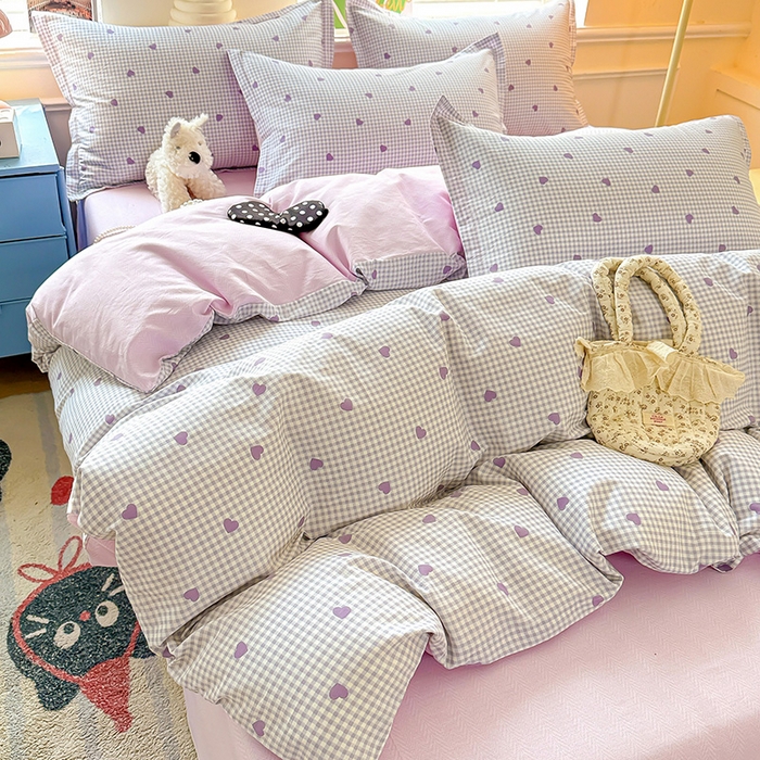 91家纺网 家纺一手货源 找家纺 卡普家居 2025新款全棉13070单品被套 格格甜心