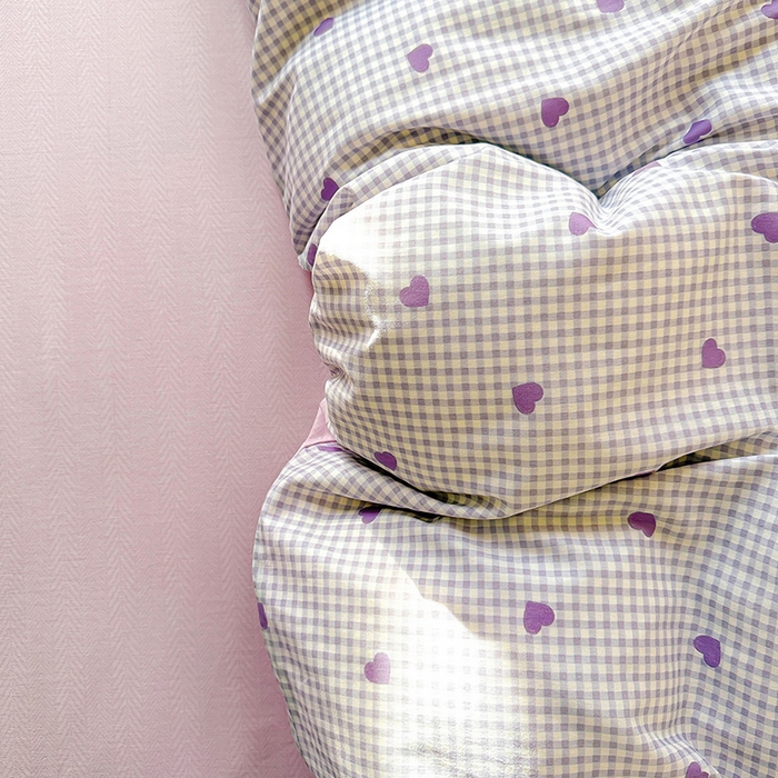 91家纺网 家纺一手货源 找家纺 卡普家居 2025新款全棉13070单品被套 格格甜心