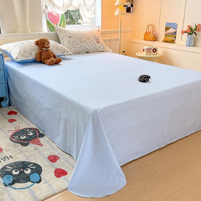 91家纺网 家纺一手货源 找家纺 卡普家居 2025新款全棉13070单品被套 旧书折痕