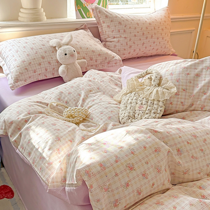 91家纺网 家纺一手货源 找家纺 卡普家居 2025新款全棉13070单品被套 梦幻花语