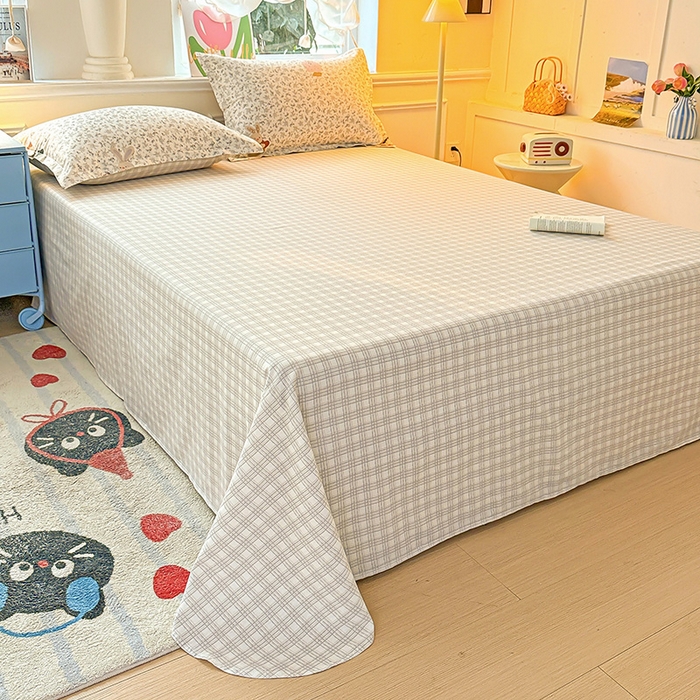 91家纺网 家纺一手货源 找家纺 卡普家居 2025新款全棉13070单品被套 碎花兔熊