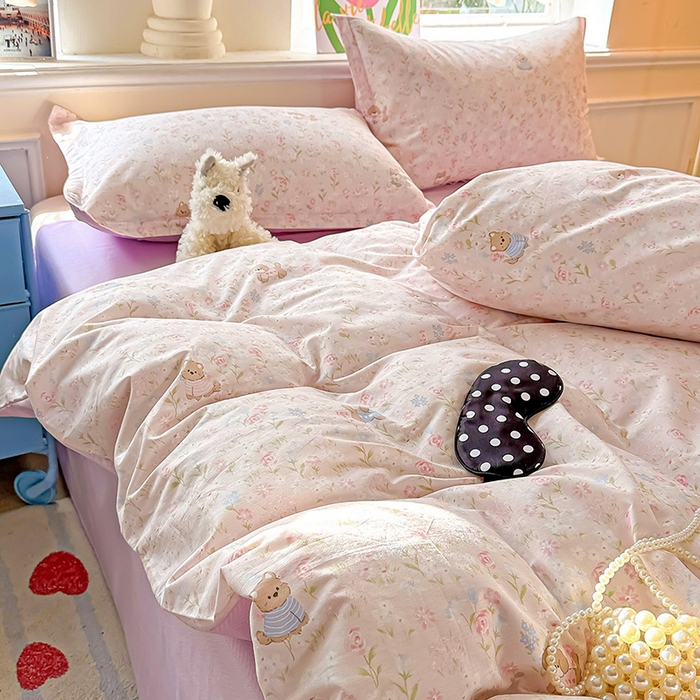 91家纺网 家纺一手货源 找家纺 卡普家居 2025新款全棉13070单品被套 甜梅手记