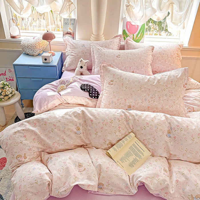 91家纺网 家纺一手货源 找家纺 卡普家居 2025新款全棉13070单品被套 甜梅手记