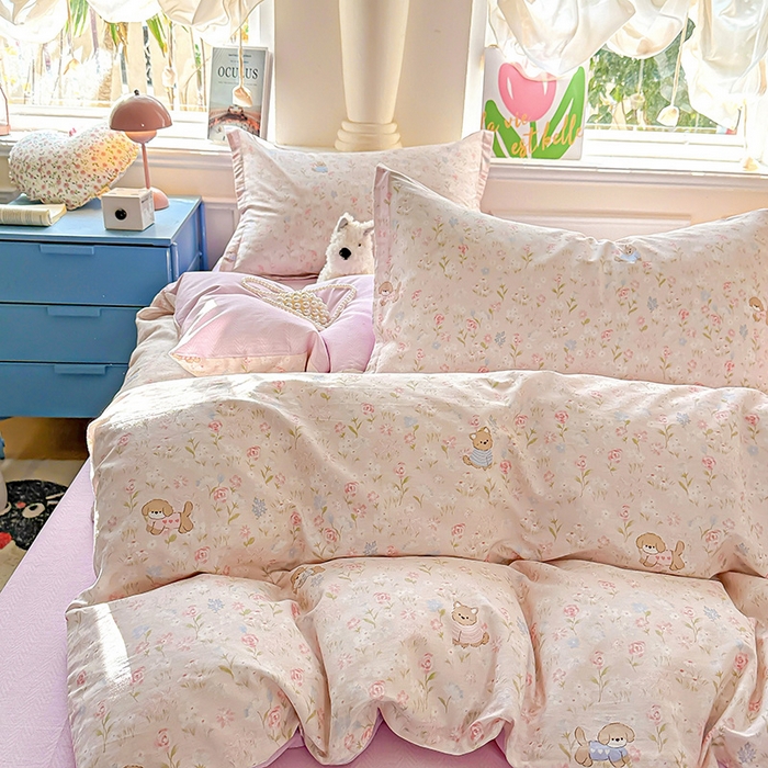 91家纺网 家纺一手货源 找家纺 卡普家居 2025新款全棉13070单品被套 甜梅手记