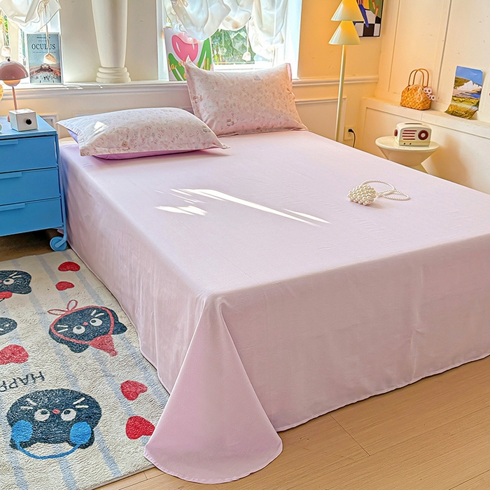 91家纺网 家纺一手货源 找家纺 卡普家居 2025新款全棉13070单品被套 甜梅手记