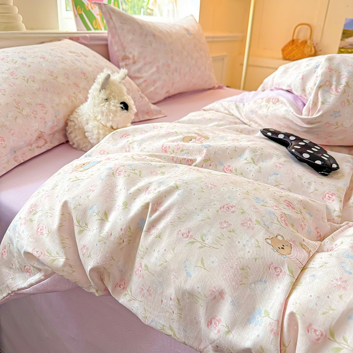 91家纺网 家纺一手货源 找家纺 卡普家居 2025新款全棉13070单品被套 甜梅手记