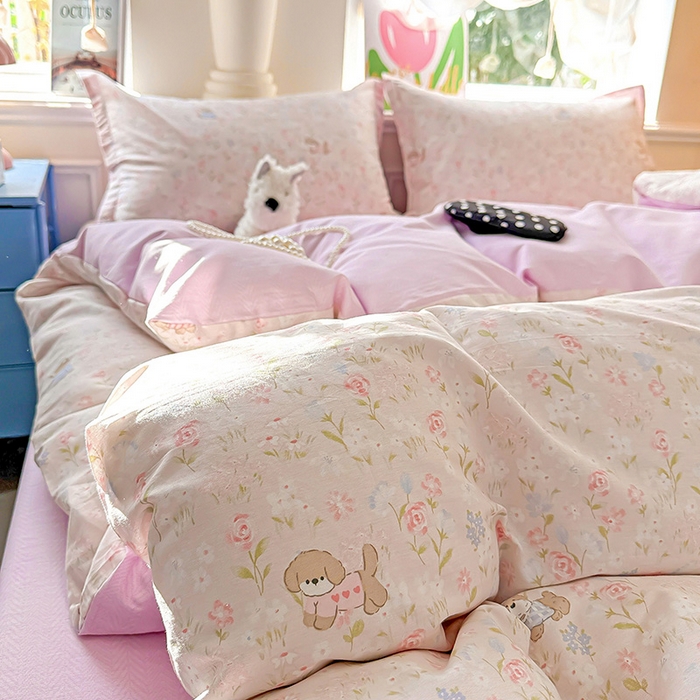 91家纺网 家纺一手货源 找家纺 卡普家居 2025新款全棉13070单品被套 甜梅手记