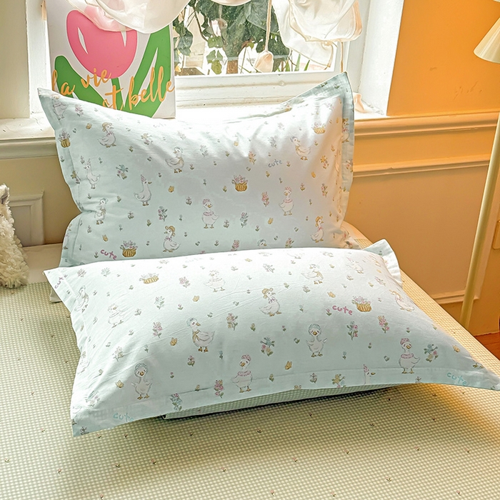 91家纺网 家纺一手货源 找家纺 卡普家居 2025新款全棉13070单品被套 阳台候鸟