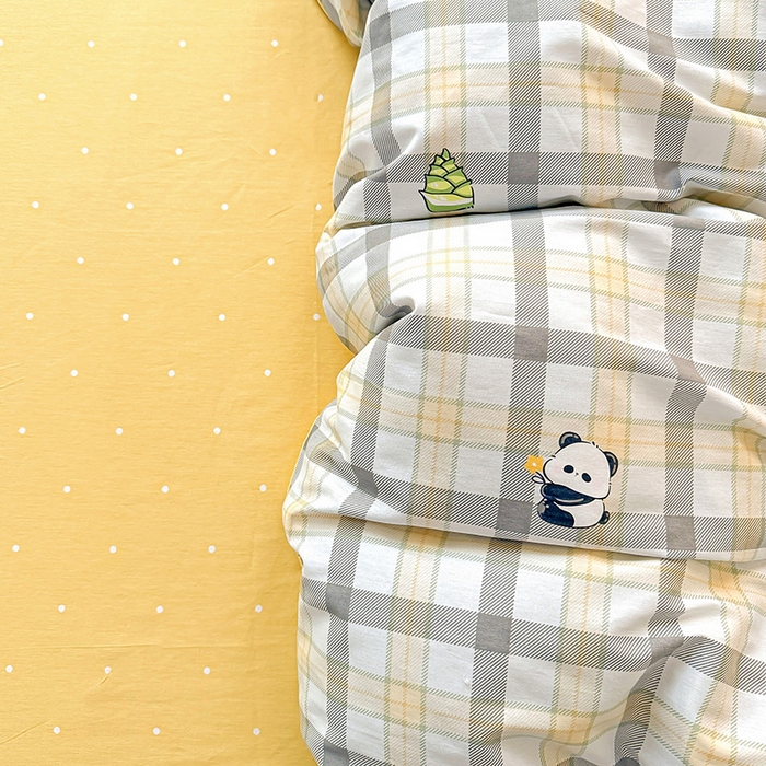 91家纺网 家纺一手货源 找家纺 卡普家居 2025新款全棉13070单品被套 竹林物语