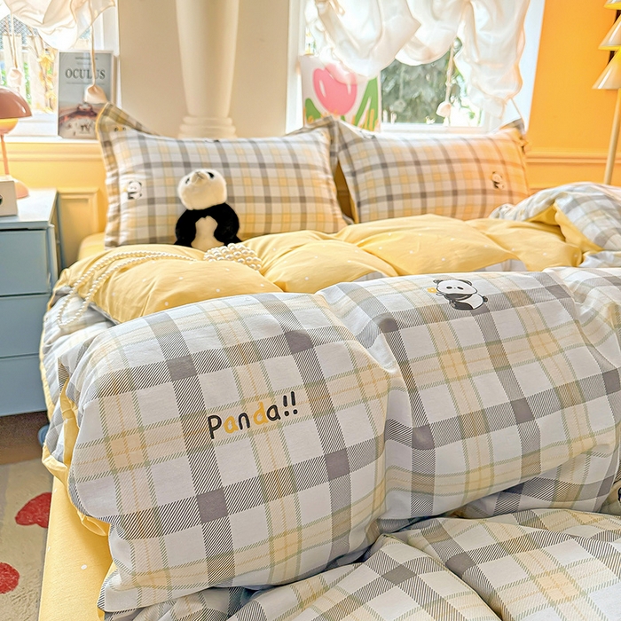 91家纺网 家纺一手货源 找家纺 卡普家居 2025新款全棉13070单品被套 竹林物语