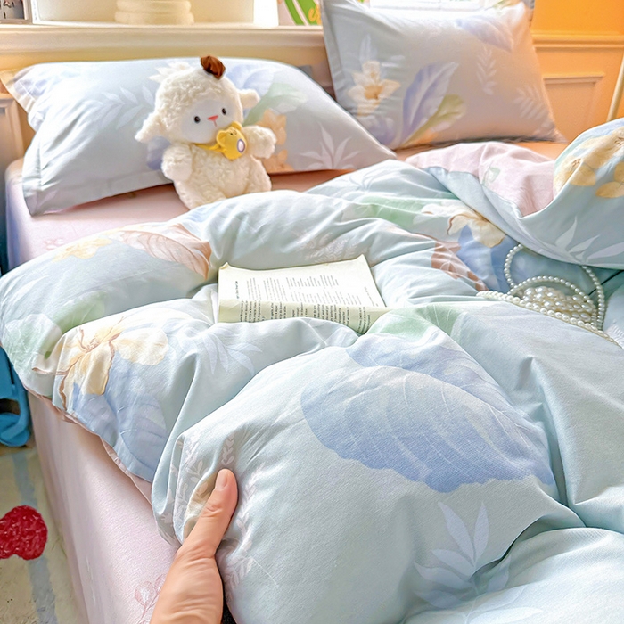 91家纺网 家纺一手货源 找家纺 卡普家居 2025新款全棉13070单品被套 紫夜倾城