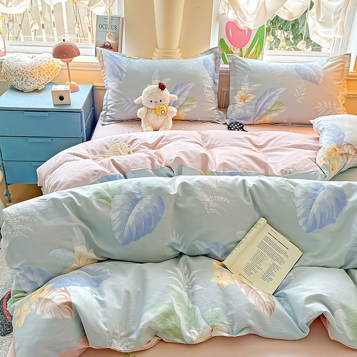 91家纺网 家纺一手货源 找家纺 卡普家居 2025新款全棉13070单品被套 紫夜倾城