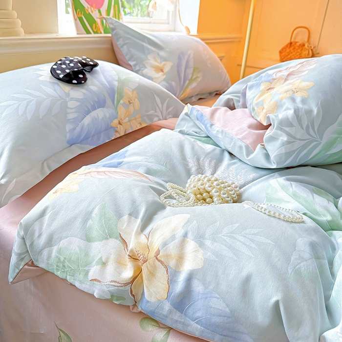 91家纺网 家纺一手货源 找家纺 卡普家居 2025新款全棉13070单品被套 紫夜倾城