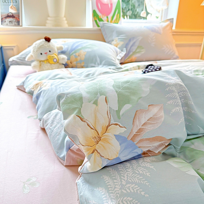 91家纺网 家纺一手货源 找家纺 卡普家居 2025新款全棉13070单品被套 紫夜倾城