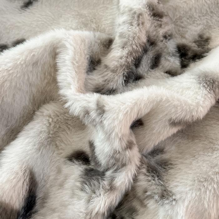 91家纺网 家纺一手货源 找家纺 莉莉安家纺 2025新款兔毛绒美拉德色系床笠床笠单件 美拉德-墨花