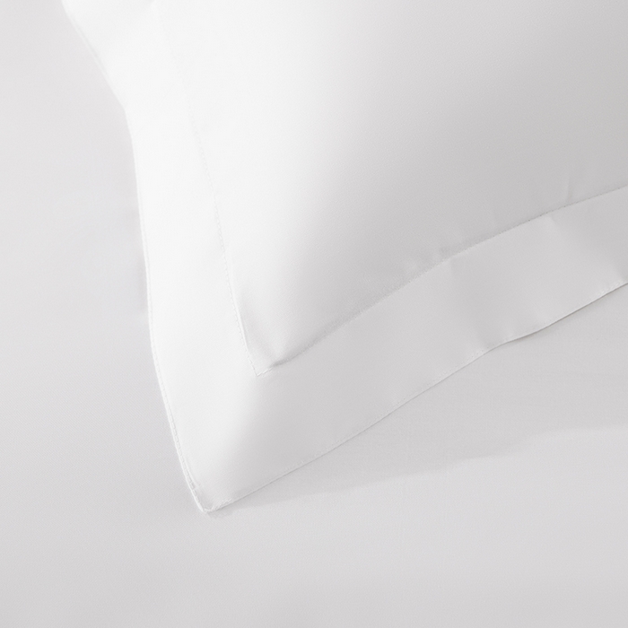 91家纺网 家纺一手货源 找家纺 （总）啊雅家居 2025新款40S全棉飞边预留缩水款酒店民宿宾馆四件套一套可订制