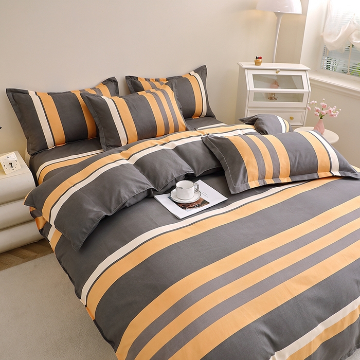 91家纺网 家纺一手货源 找家纺 北部居 2025新款加厚化纤四件套 致青春