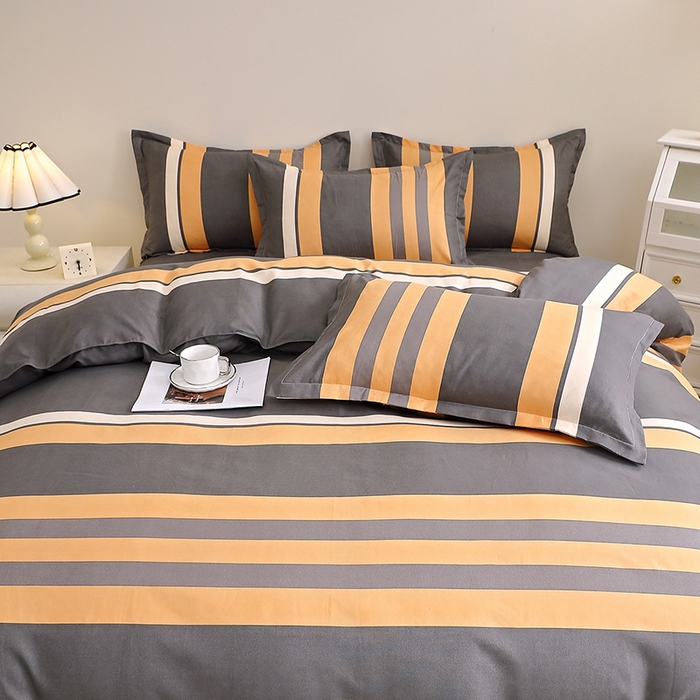 91家纺网 家纺一手货源 找家纺 北部居 2025新款加厚化纤四件套 致青春