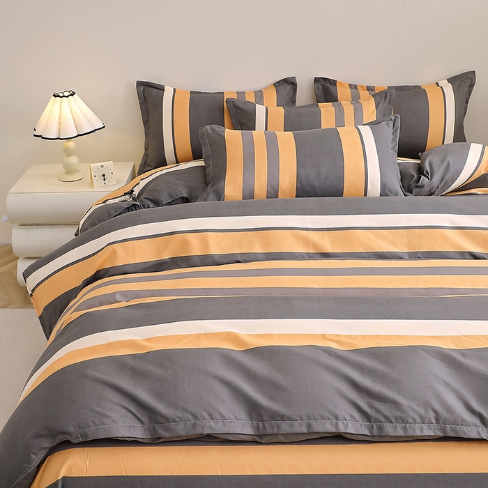 91家纺网 家纺一手货源 找家纺 北部居 2025新款加厚化纤四件套 致青春