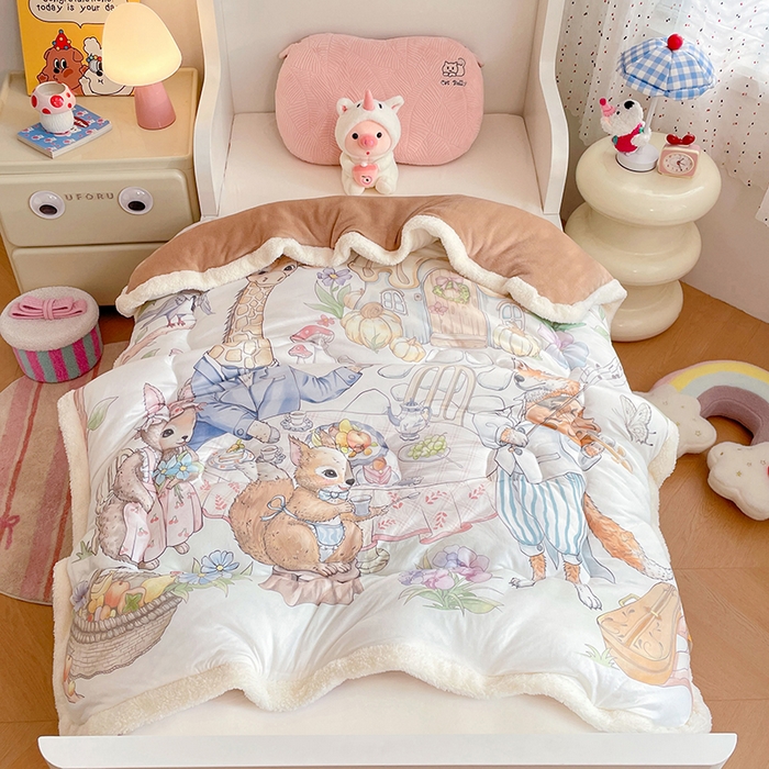 91家纺网 家纺一手货源 找家纺 （总）丝涟家居 2025新款A类恒温棉云朵被大版  