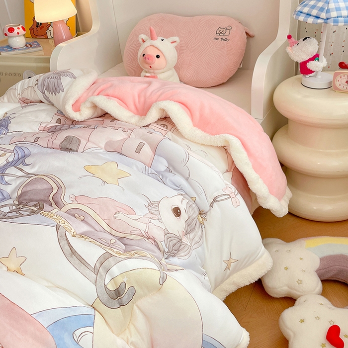 91家纺网 家纺一手货源 找家纺 （总）丝涟家居 2025新款A类恒温棉云朵被大版  