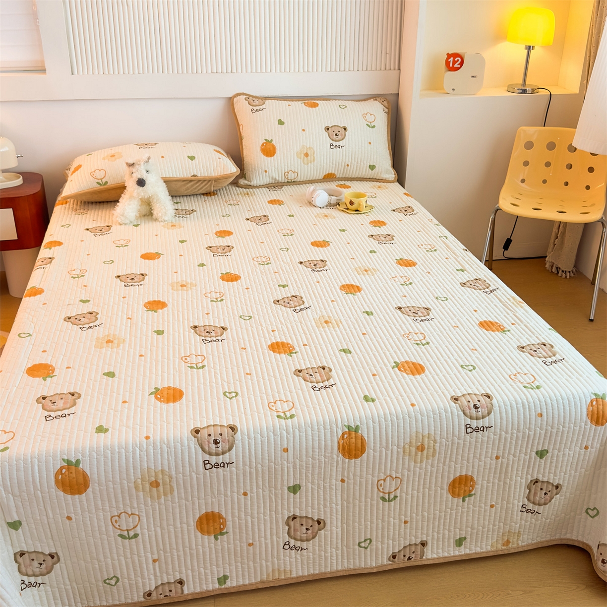 91家纺网 家纺一手货源 找家纺 （总）恒爱家纺 2025新款全棉宝宝绒双拼床盖三件套