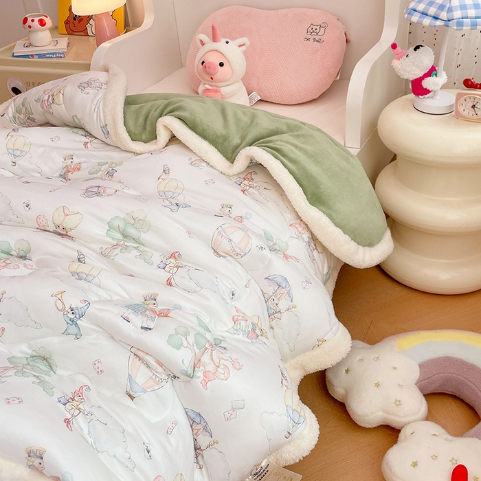 91家纺网 家纺一手货源 找家纺 （总）丝涟家居 2025新款A类恒温棉云朵被小版