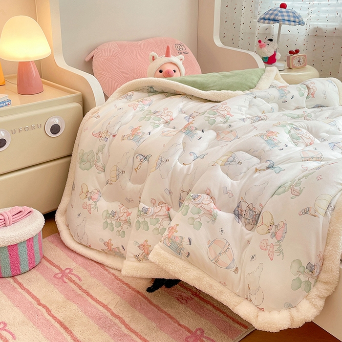 91家纺网 家纺一手货源 找家纺 （总）丝涟家居 2025新款A类恒温棉云朵被小版