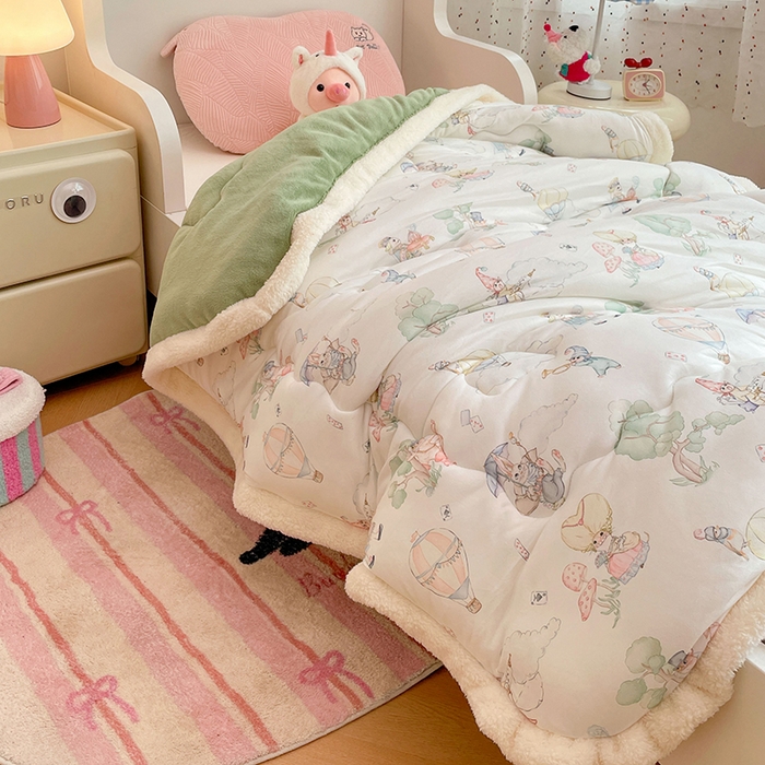 91家纺网 家纺一手货源 找家纺 （总）丝涟家居 2025新款A类恒温棉云朵被小版