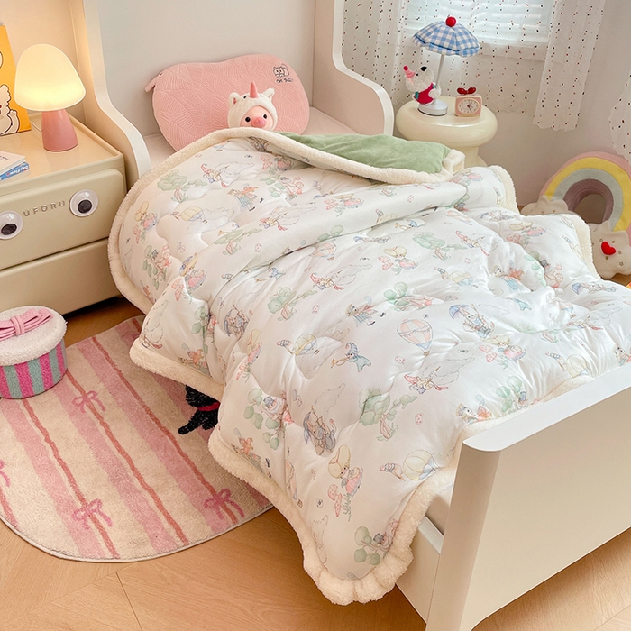 91家纺网 家纺一手货源 找家纺 （总）丝涟家居 2025新款A类恒温棉云朵被小版