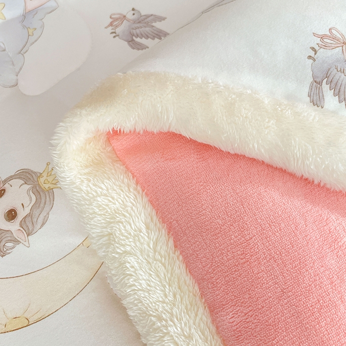 91家纺网 家纺一手货源 找家纺 丝涟家居 2025新款A类恒温棉云朵被小版 公主城堡