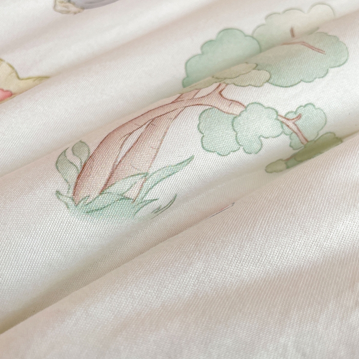 91家纺网 家纺一手货源 找家纺 丝涟家居 2025新款A类恒温棉云朵被小版 魔法森林