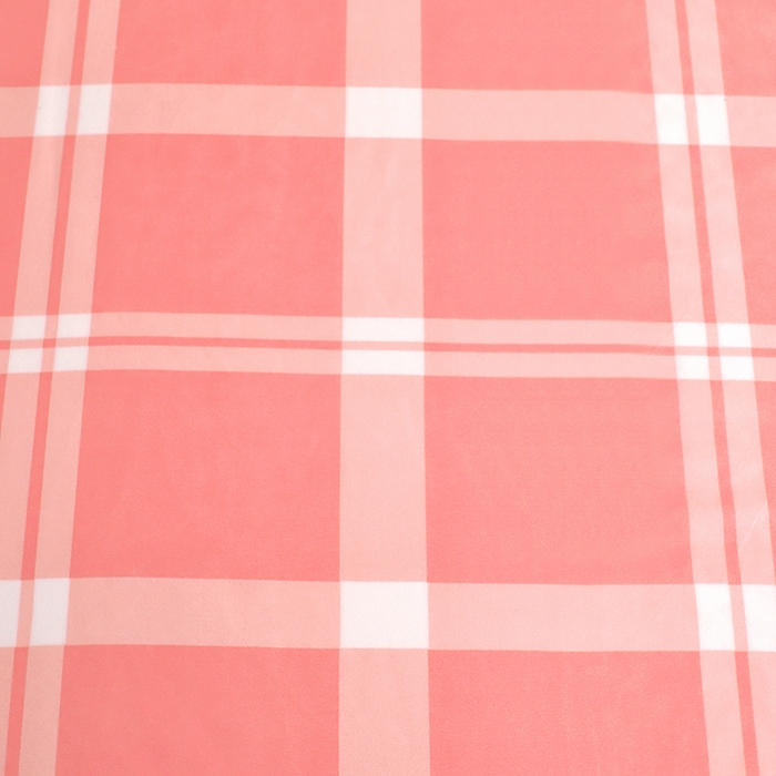 91家纺网 家纺一手货源 找家纺 北部居 2025新款加厚化纤单床单 粉大格