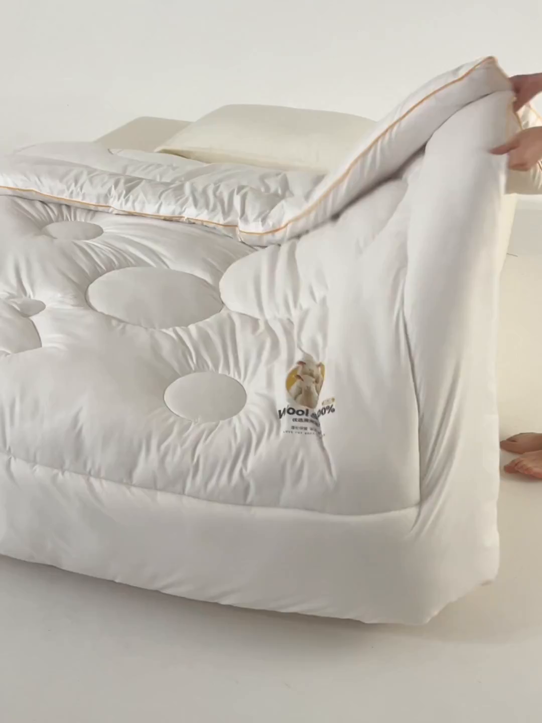 91家纺网 家纺一手货源 找家纺 （总）莱福仕家纺 2025新款防跑毛优选澳洲羊毛被被子被芯