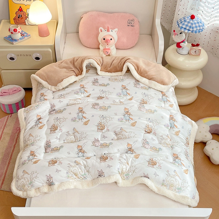 丝涟家居 2025新款A类恒温棉云朵被小版 休闲假日