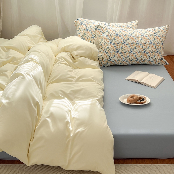 91家纺网 家纺一手货源 找家纺 （总）女子家纺 2025秋冬新款全棉纯棉加厚磨毛数码复古碎花四件套