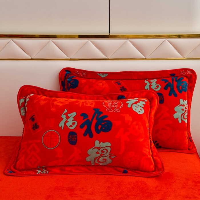 91家纺网 家纺一手货源 找家纺 （总）绒品荟家纺 2025新款加厚牛奶绒系列枕套一对